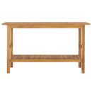 vidaXL tömör tíkfa fürdőszobai pipereszekrény 132 x 45 x 75 cm