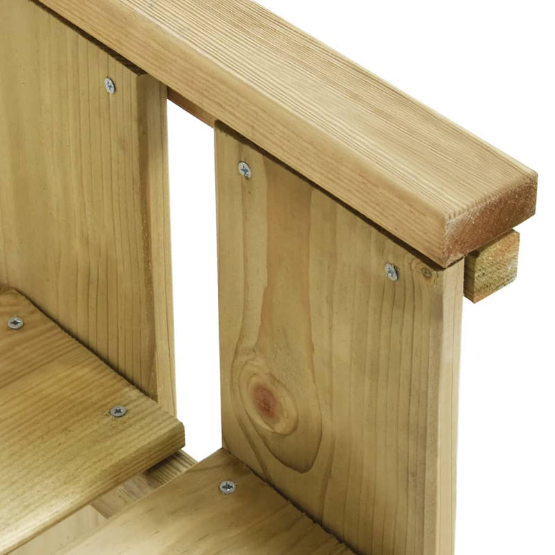vidaXL impregnált fenyőfa kerti pad 172 cm