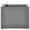 vidaXL szürke kerti magaságyás öntözőrendszerrel 43 x 43 x 33 cm