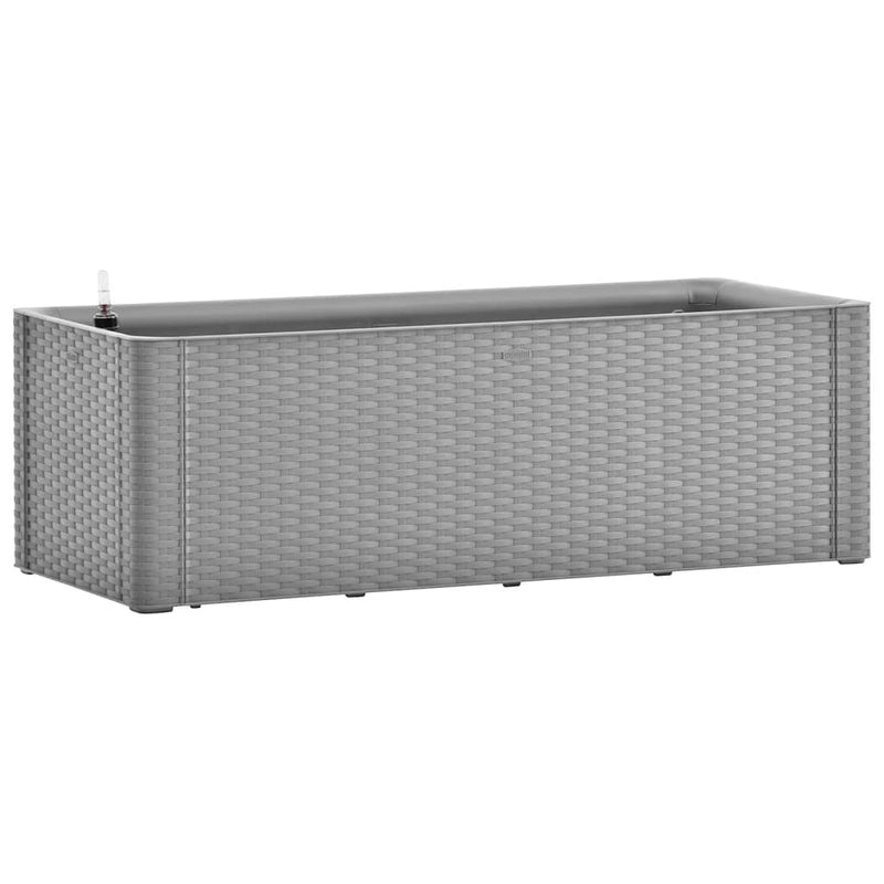 vidaXL szürke kerti magaságyás öntözőrendszerrel 100 x 43 x 33 cm