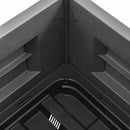 vidaXL kőszürke kerti PP magaságyás 43 x 43 x 35 cm