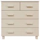 vidaXL HAMAR mézbarna tömör fenyőfa tálalószekrény 79 x 40 x 80 cm