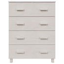 vidaXL HAMAR fehér tömör fenyőfa tálalószekrény 79 x 40 x 103,5 cm