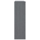 vidaXL HAMAR sötétszürke tömör fenyőfa felső szekrény 90 x 30 x 100 cm