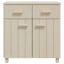 vidaXL HAMAR mézbarna tömör fenyőfa tálalószekrény 79 x 40 x 80 cm