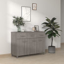 vidaXL HAMAR világosszürke tömör fenyőfa tálalószekrény 113x40x80 cm