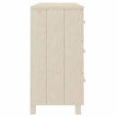 vidaXL HAMAR mézbarna tömör fenyőfa tálalószekrény 113 x 40 x 80 cm