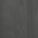 vidaXL HAMAR sötétszürke tömör fenyőfa tálalószekrény 113 x 40 x 80 cm