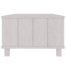 vidaXL HAMAR fehér tömör fenyőfa dohányzóasztal 100 x 55 x 35 cm