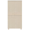 vidaXL HAMAR mézbarna tömör fenyőfa gardrób 89 x 50 x 180 cm