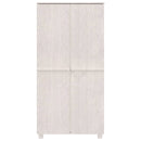 vidaXL HAMAR fehér tömör fenyőfa gardrób 89 x 50 x 180 cm