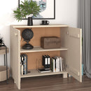 vidaXL HAMAR mézbarna tömör fenyőfa tálalószekrény 85 x 35 x 80 cm