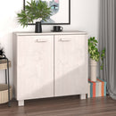 vidaXL HAMAR fehér tömör fenyőfa tálalószekrény 85 x 35 x 80 cm