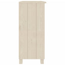 vidaXL HAMAR mézbarna tömör fenyőfa tálalószekrény 85 x 35 x 80 cm