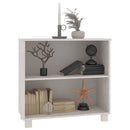 vidaXL HAMAR fehér tömör fenyőfa tálalószekrény 85 x 35 x 80 cm