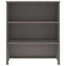 vidaXL HAMAR világosszürke tömör fenyőfa felső szekrény 85x35x100 cm