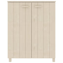 vidaXL HAMAR mézbarna tömör fenyőfa cipőszekrény 85 x 40 x 108 cm