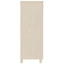 vidaXL HAMAR mézbarna tömör fenyőfa cipőszekrény 85 x 40 x 108 cm