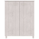 vidaXL HAMAR fehér tömör fenyőfa cipőszekrény 85 x 40 x 108 cm