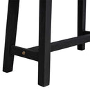 vidaXL tömör tíkfa pad 80 cm