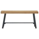 vidaXL tömör tíkfa pad 110 cm