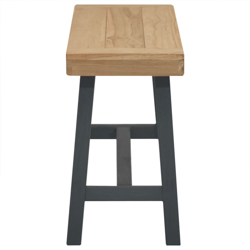 vidaXL tömör tíkfa pad 110 cm