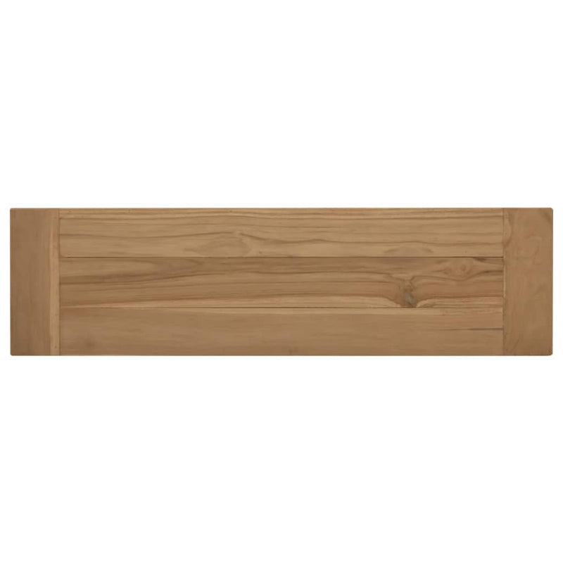 vidaXL tömör tíkfa pad 110 cm
