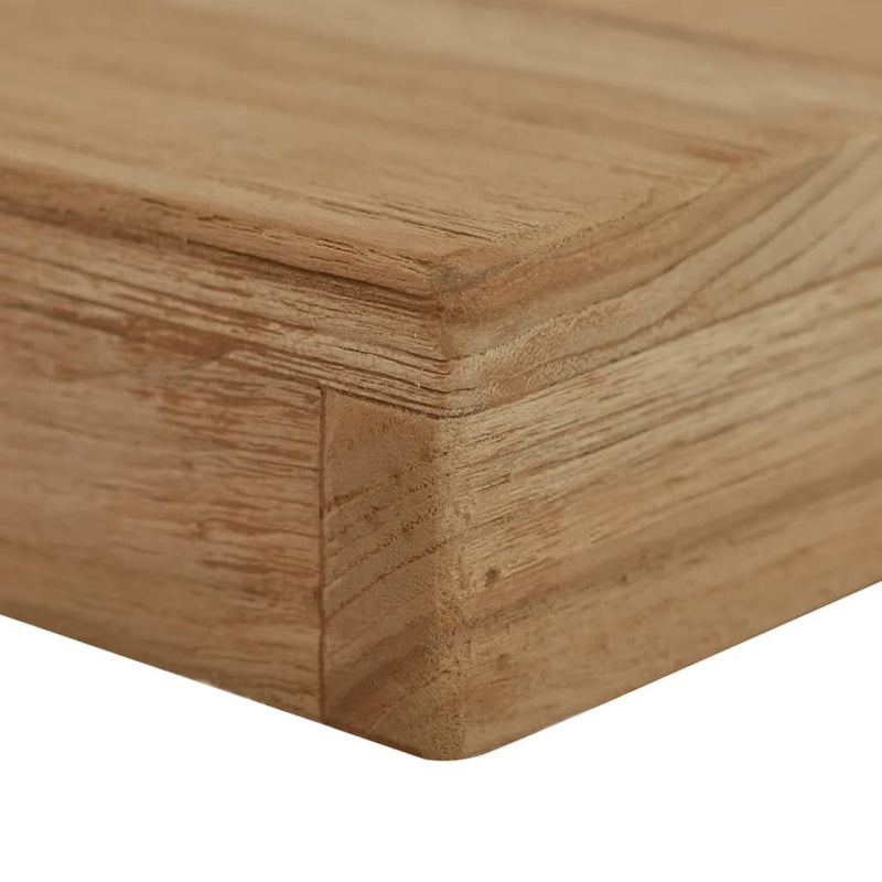vidaXL tömör tíkfa pad 110 cm