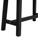 vidaXL tömör tíkfa pad 110 cm