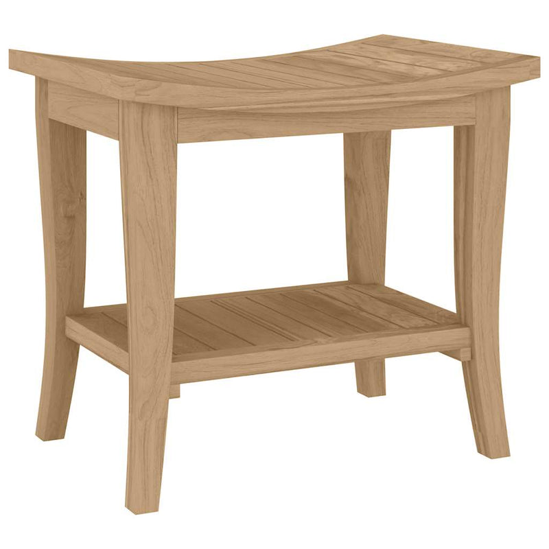 vidaXL tömör tíkfa fürdőszobai kisasztal 50 x 35 x 45 cm