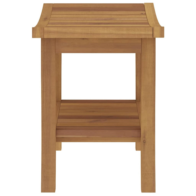 vidaXL tömör tíkfa fürdőszobai kisasztal 50 x 35 x 45 cm