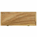 vidaXL 2 db tömör tíkfa falipolc 40 x 15 x 4 cm
