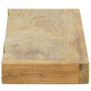 vidaXL 2 db tömör tíkfa falipolc 60 x 15 x 4 cm