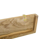 vidaXL 2 db tömör tíkfa falipolc 60 x 15 x 4 cm
