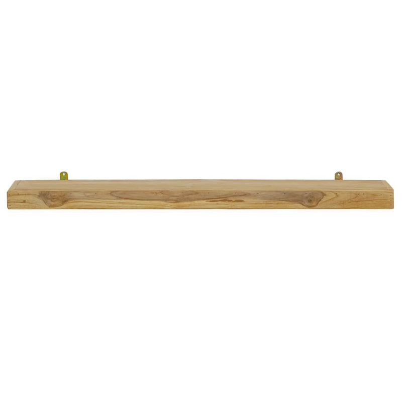 vidaXL 2 db tömör tíkfa falipolc 90 x 15 x 4 cm