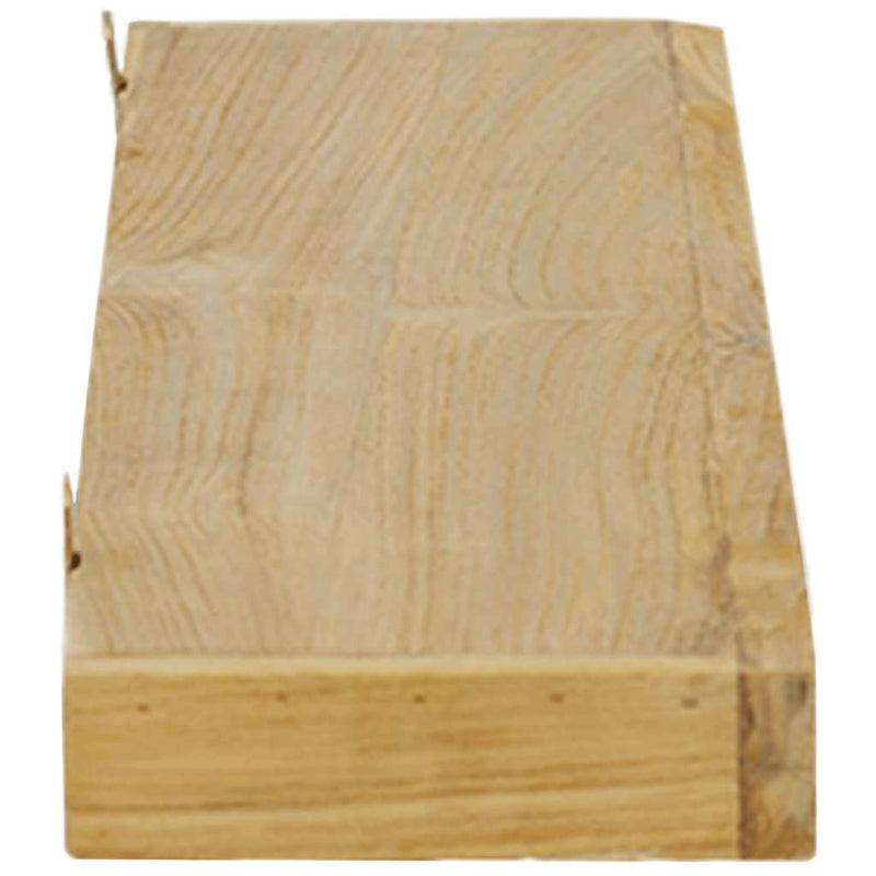 vidaXL 2 db tömör tíkfa falipolc 90 x 15 x 4 cm