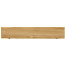 vidaXL 2 db tömör tíkfa falipolc 90 x 15 x 4 cm