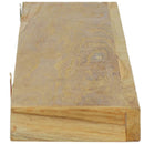 vidaXL 2 db tömör tíkfa falipolc 110 x 15 x 6 cm