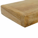 vidaXL 2 db tömör tíkfa falipolc 110 x 15 x 6 cm