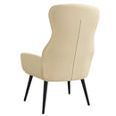 vidaXL krémszínű szövet pihenőszék