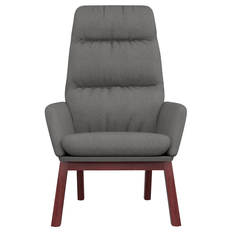 vidaXL világosszürke szövet pihenőfotel