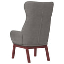 vidaXL világosszürke szövet pihenőfotel