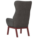 vidaXL sötétszürke szövet pihenőfotel