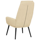 vidaXL krémszínű szövet pihenőfotel