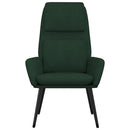 vidaXL sötétzöld szövet pihenőfotel