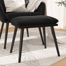 vidaXL fekete bársony lábzsámoly 45x29,5x35 cm
