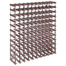 vidaXL barna tömör fenyőfa bortartó 120 palackhoz