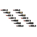 vidaXL 2 db fehér fém falra szerelhető bortartó állvány 7 palacknak