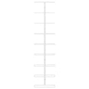 vidaXL fehér vas falra szerelhető bortartó állvány 9 palacknak