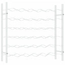 vidaXL fehér fém bortartó állvány 36 palackhoz